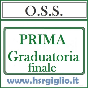 OSS: Prima graduatoria finale