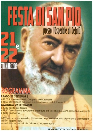 Festa di San Pio sabato e domenica 21 e 22 settembre